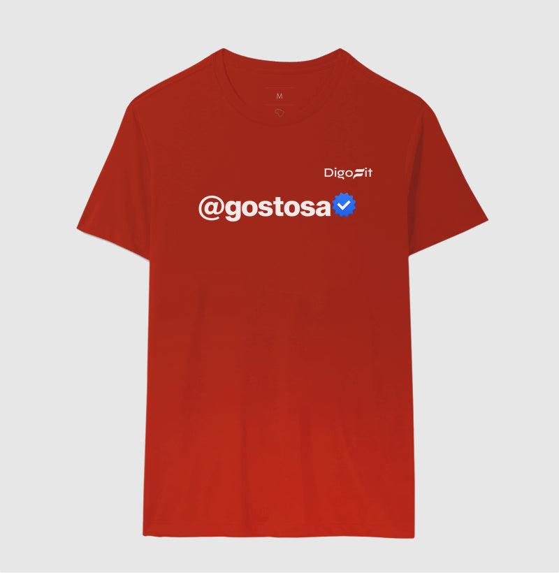 CAMISETA ACADEMIA VERIFICADA COMO UMA GOSTOSA
