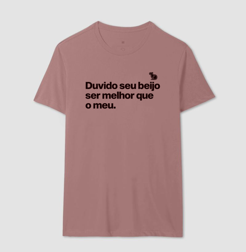 CAMISETA CARNAVAL DUVIDO SEU BEIJO SER MELHOR