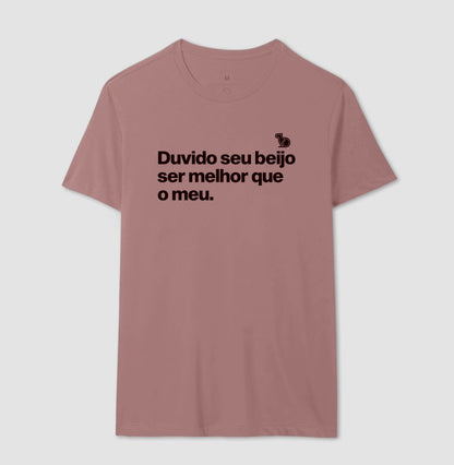 CAMISETA CARNAVAL DUVIDO SEU BEIJO SER MELHOR