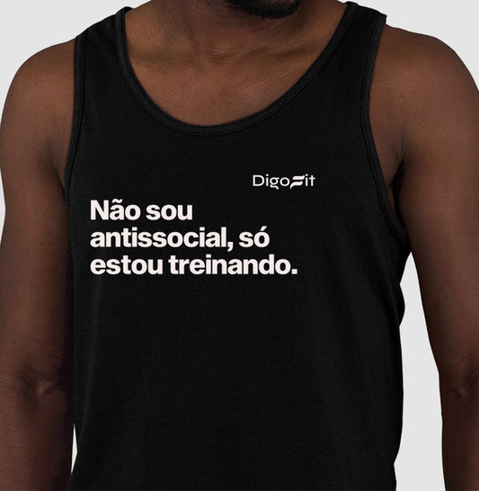 REGATA ACADEMIA NÃO SOU ANTISSOCIAL SÓ ESTOU TREINANDO