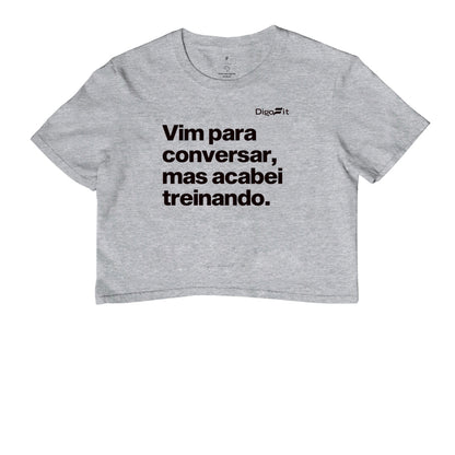 CROPPED ACADEMIA VIM PARA CONVERSAR