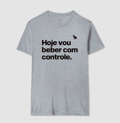 CAMISETA CARNAVAL HOJE EU VOU BEBER COM CONTROLE