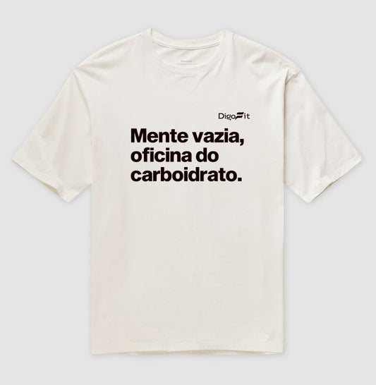 OVERSIZED ACADEMIA MENTE VAZIA OFICINA DO CARBOIDRATO
