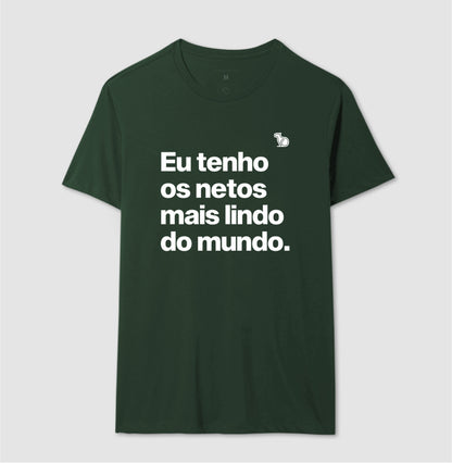CAMISETA EU TENHO OS NETOS MAIS LINDOS