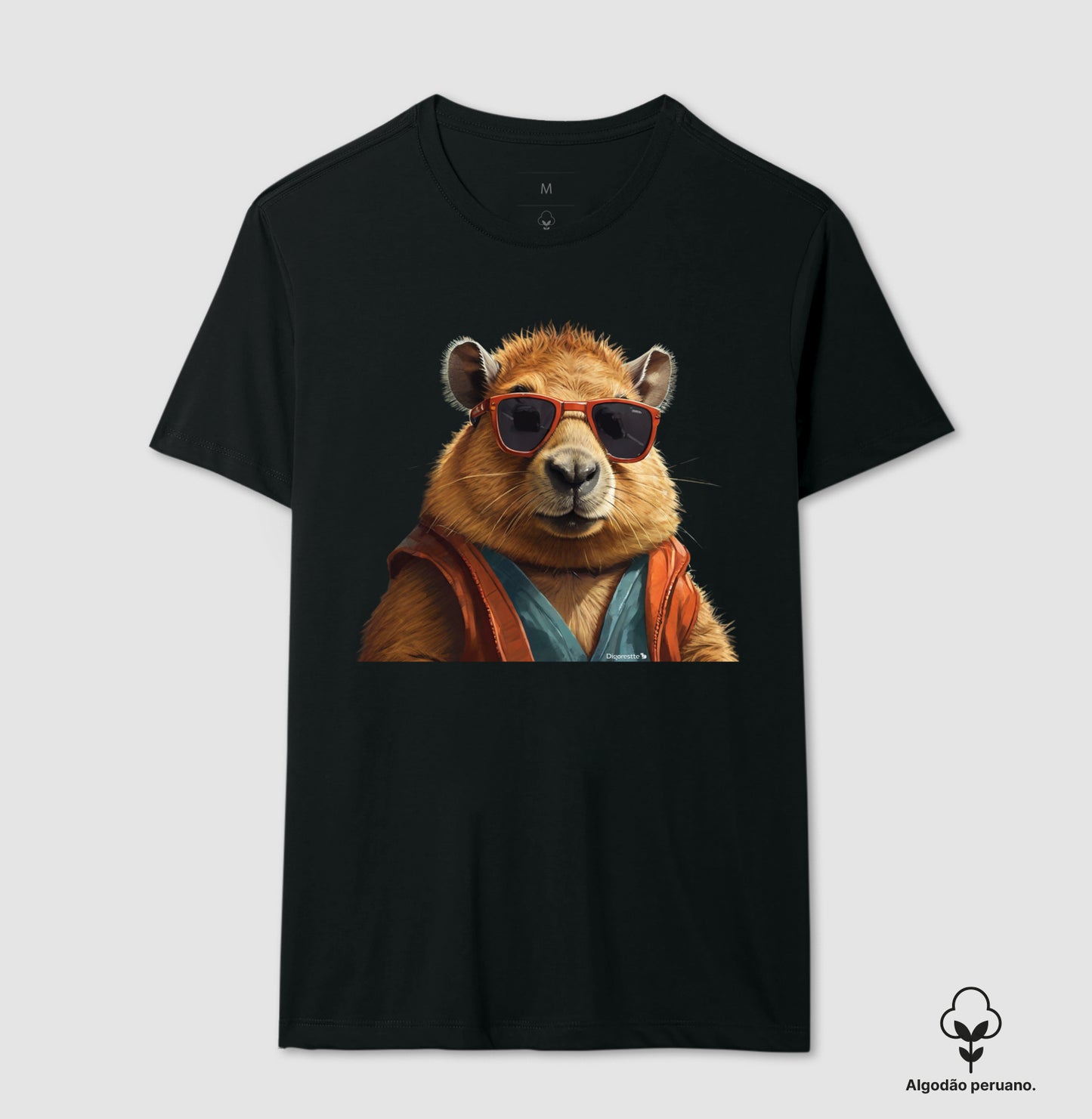 CAMISETA ALGODÃO PERUANO CAPYBARA STYLE