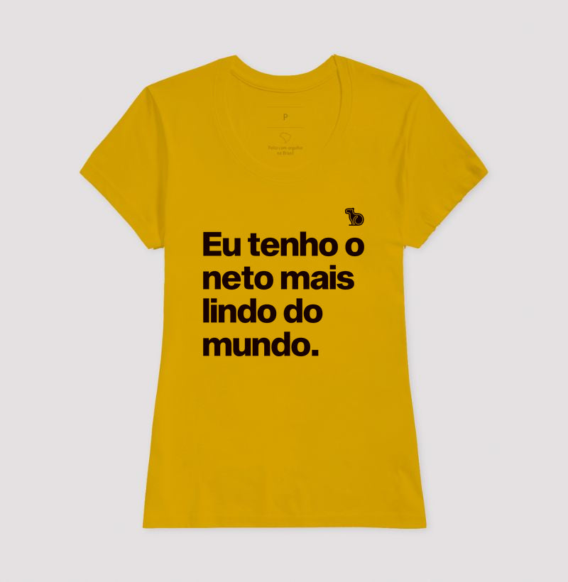 CAMISETA EU TENHO O NETO MAIS LINDO