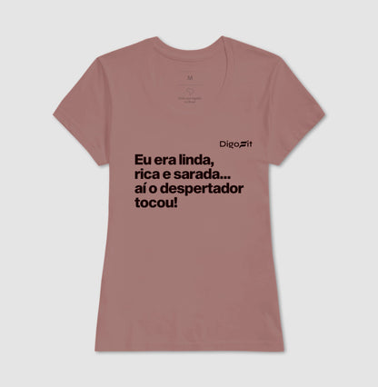 CAMISETA ACADEMIA LINDA RICA E SARADA