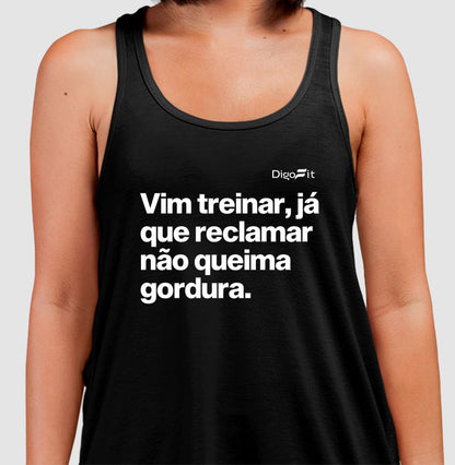 REGATA ACADEMIA RECLAMAR NÃO QUEIMA GORDURA