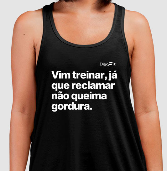 REGATA ACADEMIA RECLAMAR NÃO QUEIMA GORDURA