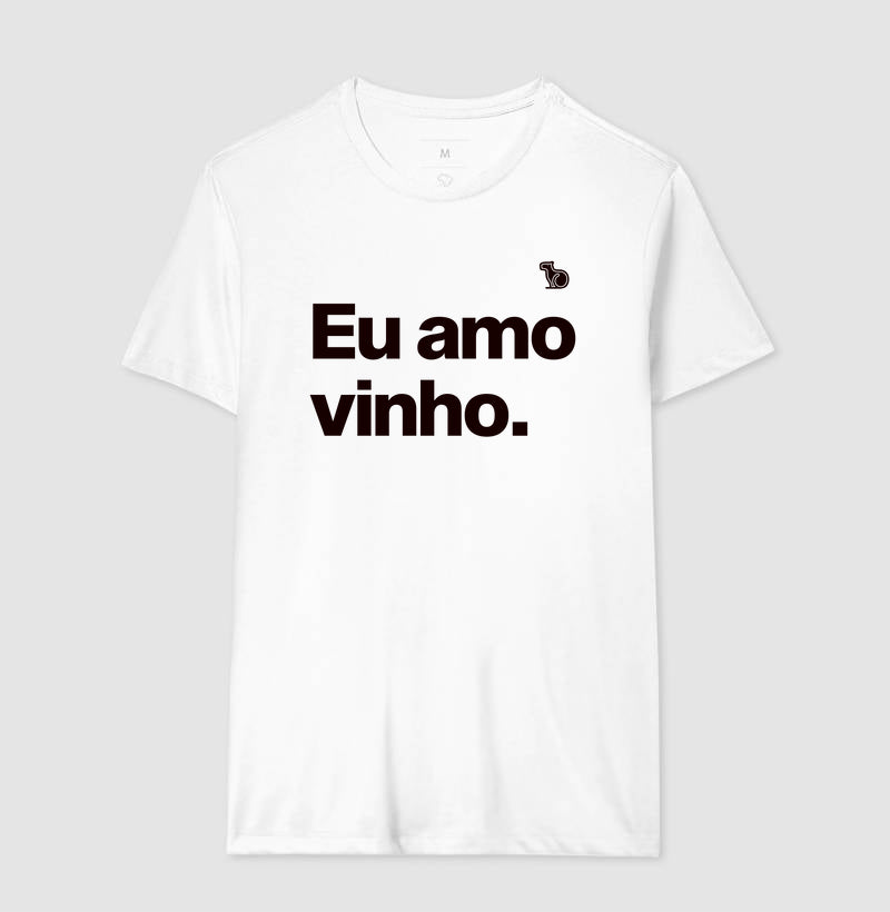 CAMISETA CASAL EU AMO VINHO