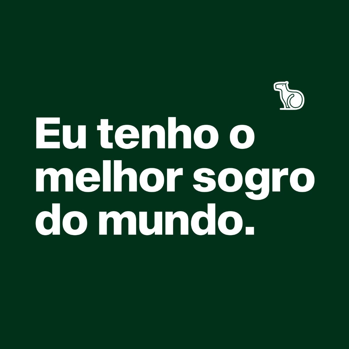 CAMISETA EU TENHO O MELHOR SOGRO DO MUNDO