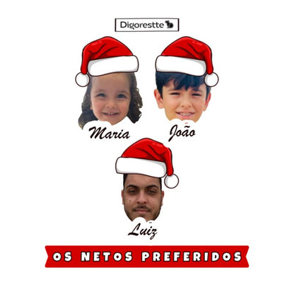 MOLETOM SUÉTER PERSONALIZADO NATAL RECORTES FOTOS