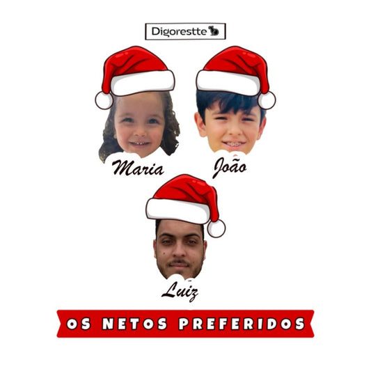 MOLETOM SUÉTER PERSONALIZADO NATAL RECORTES FOTOS