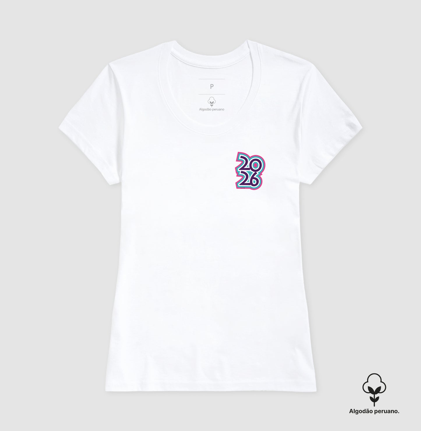 CAMISETA ALGODÃO PERUANO ANO NOVO