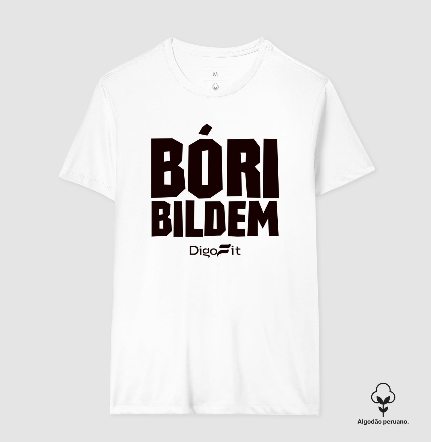 CAMISETA ALGODÃO PERUANO ACADEMIA BÓRI BILDEM