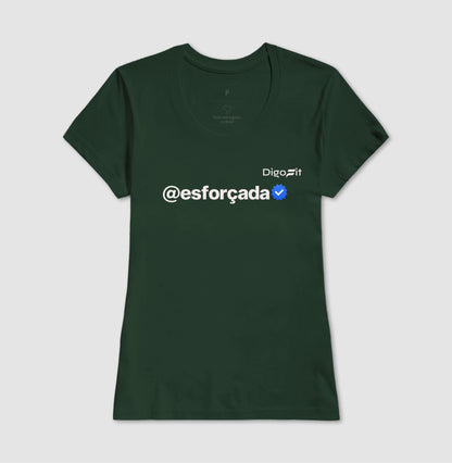 CAMISETA ACADEMIA VERIFICADA COMO ESFORÇADA
