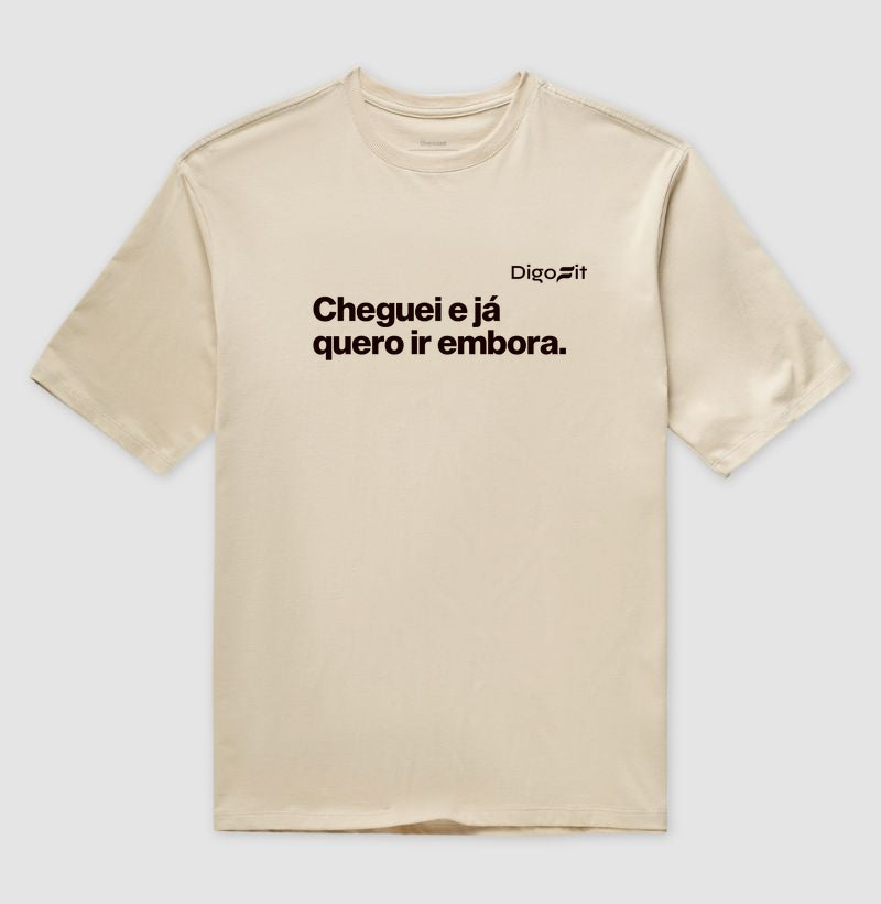 CHEGUEI E JÁ QUERO IR EMBORA