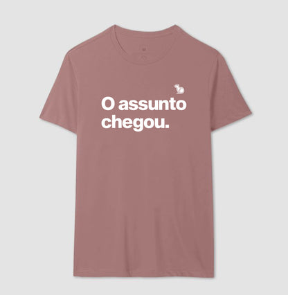 CAMISETA O ASSUNTO CHEGOU