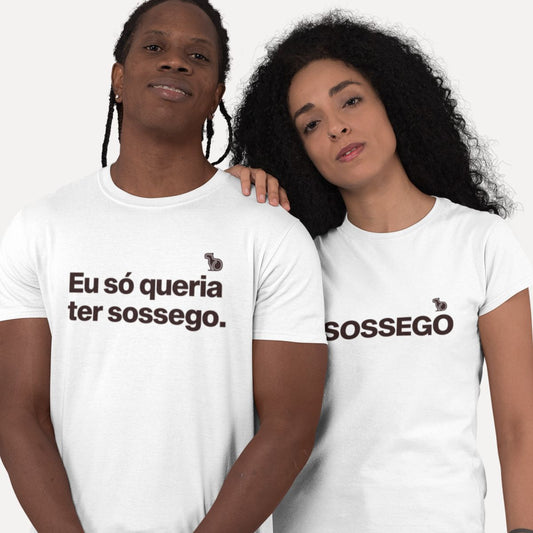 KIT CAMISETAS CASAL QUERIA SOSSEGO