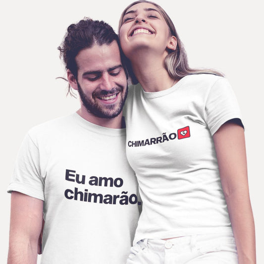 KIT CAMISETAS CASAL EU AMO CHIMARRÃO