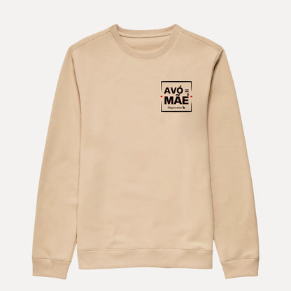 MOLETOM SUÉTER AVÓ É MÃE AO QUADRADO