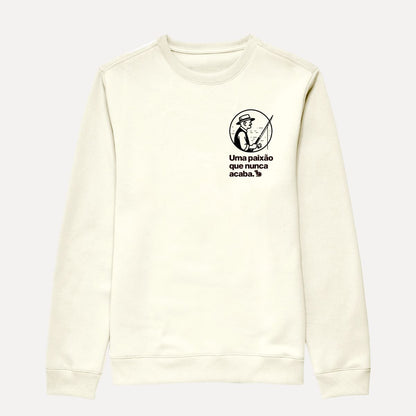 MOLETOM SUÉTER PESCARIA UMA PAIXÃO QUE NUNCA ACABA