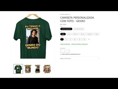 CAMISETA PERSONALIZADA COM FOTO - FILHOS